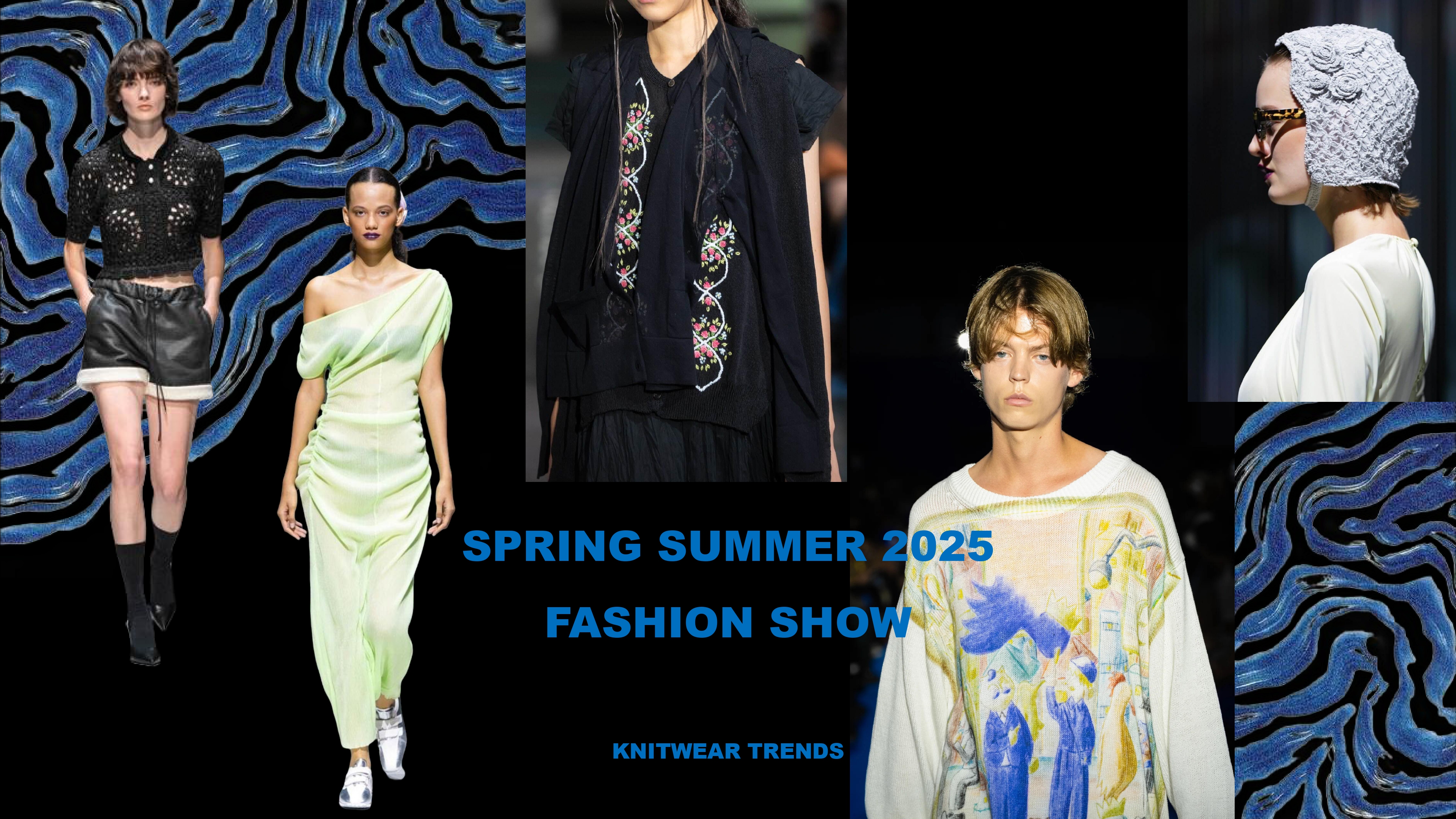 Spring Summer 2025 Fashion Show---knitwear trends