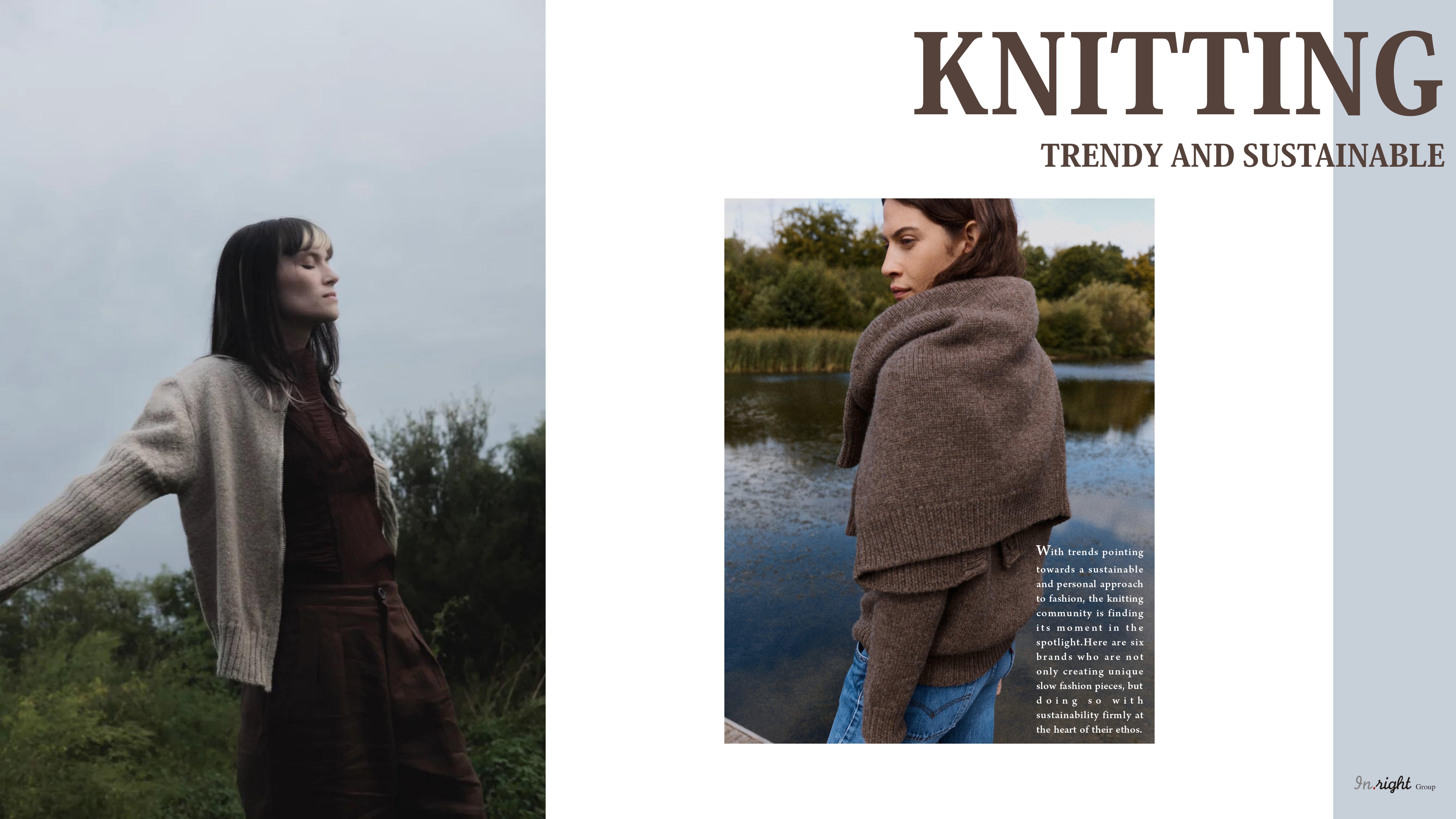 Knitting --- trendy and sustainable